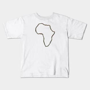 africa outline Kids T-Shirt